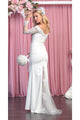 Ivory Wedding Formal Dress - IVORY / 4 - Dress