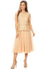 Plus Size Mother Of The Bride Dress - GOLD / M