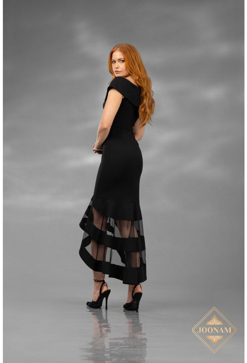 Terani Couture J4652 Elegant Evening Homecoming Formal Premium Black Dress