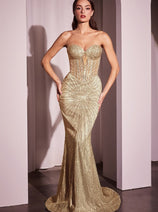 Ladivine Prom Dress Long Formal Evening Gown J871