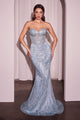 Vestido de fiesta largo Ladivine, vestido de noche formal J871 - Nueva colección