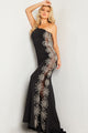 Jersey Fitted One Shoulder Gown by Jovani 22500 - 00 / Black - Long Formal Dresses