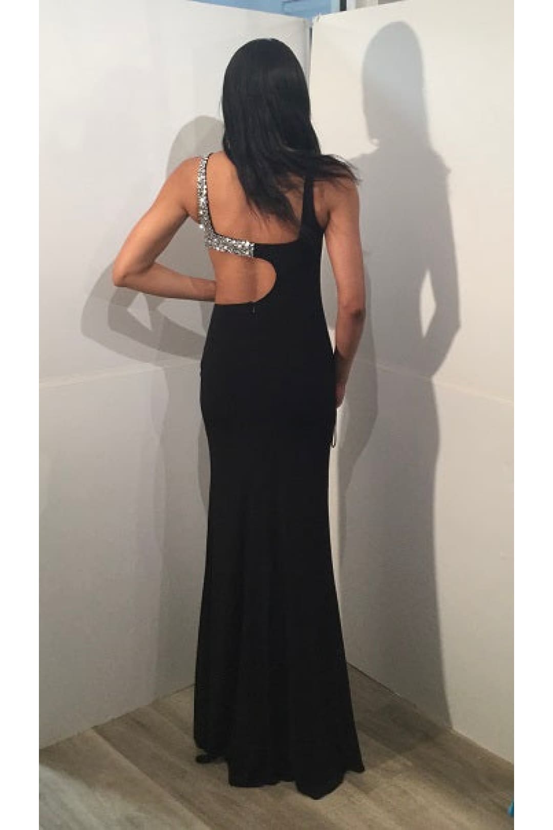 Jersey Fitted Sleeveless Slit Gown by Jovani 42816 - Long Formal Dresses