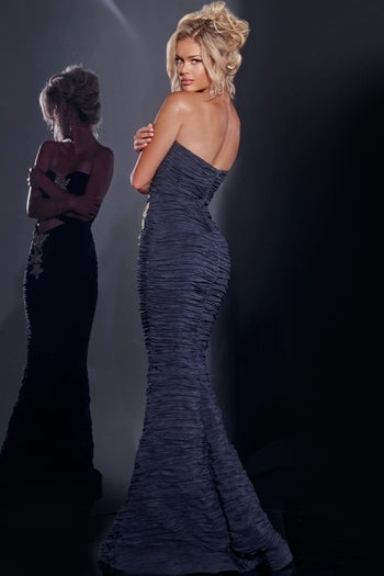 Jersey Strapless Mermaid Dress by Jovani 40174 - Long Formal Dresses