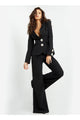 Jovani - 02637 Two Piece Deep V-Neck Pantsuit - Prom