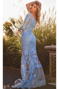 Jovani - 03333 Sequin Prom Gown with One Sleeve - Prom