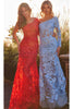 Jovani - 03333 Sequin Prom Gown with One Sleeve - Prom