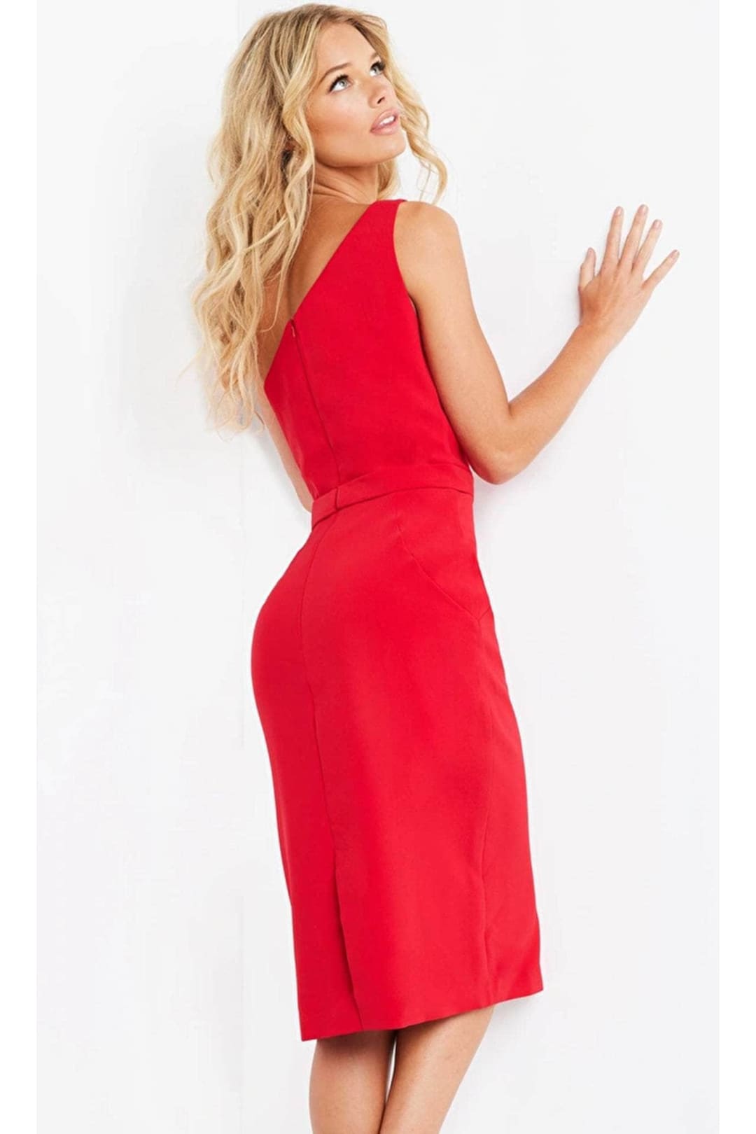 Jovani 03568 - Asymmetrical Cocktail Dress - Prom
