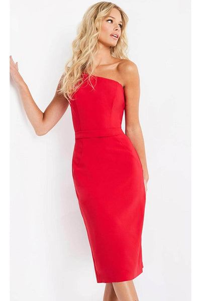 Jovani 03568 - Asymmetrical Cocktail Dress - Prom