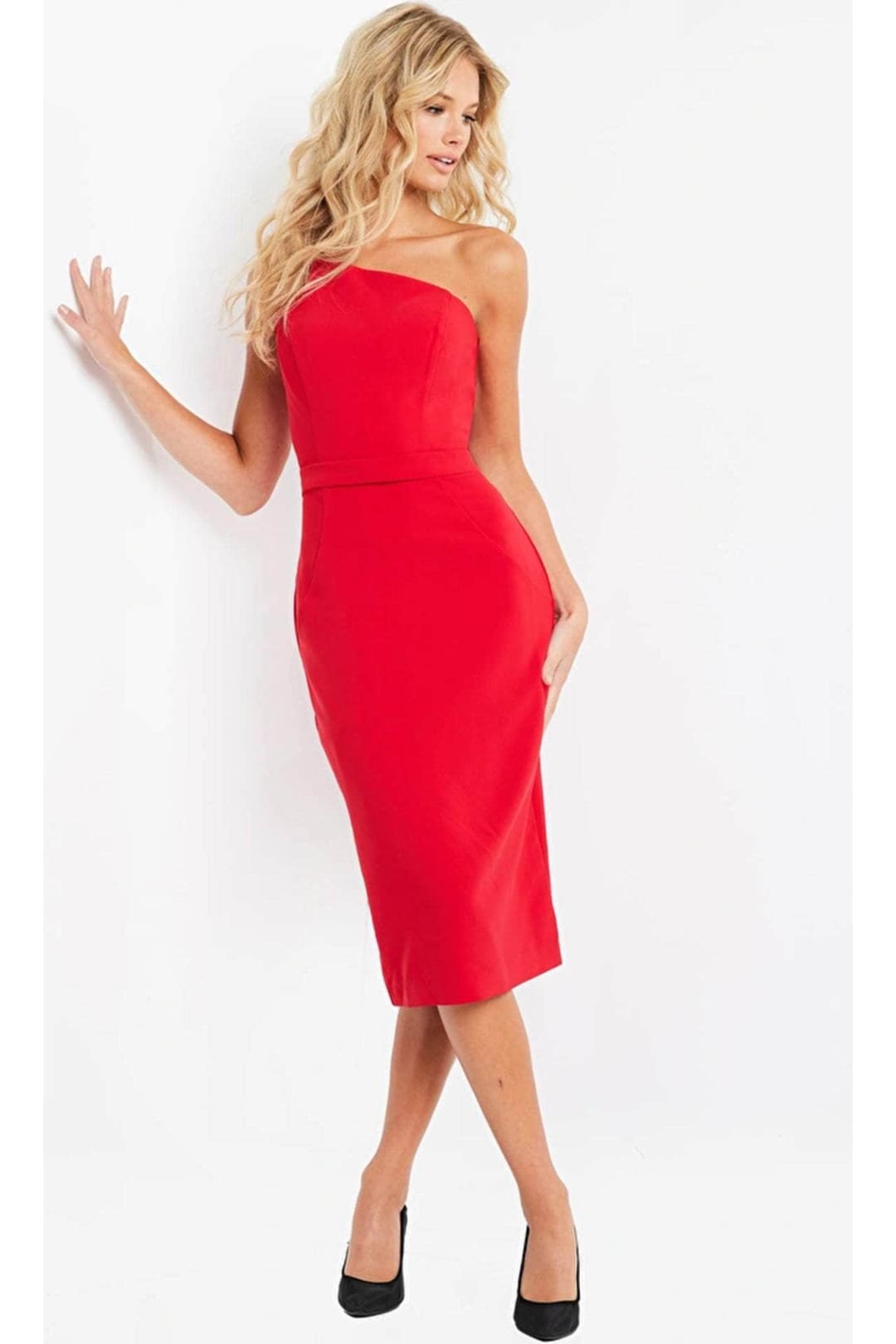 Jovani 03568 - Asymmetrical Cocktail Dress - Prom