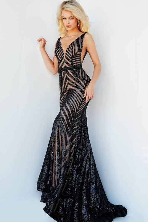Jovani 03570 Prom Dress with Shimmering Sequins - Prom