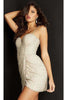 Jovani 05574 Sweetheart Bustier Mini Prom Dress