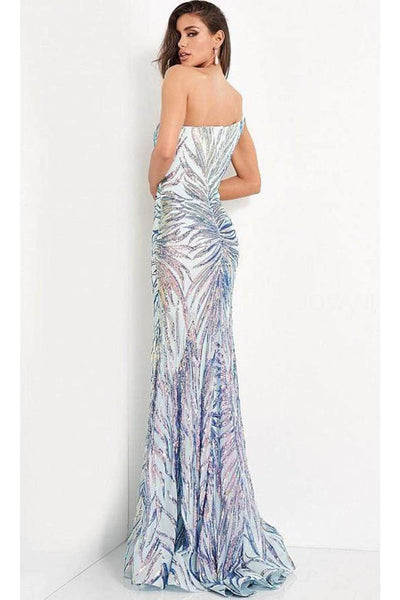 Jovani 05664 Sequin One-Shoulder Sheath Dress - Prom