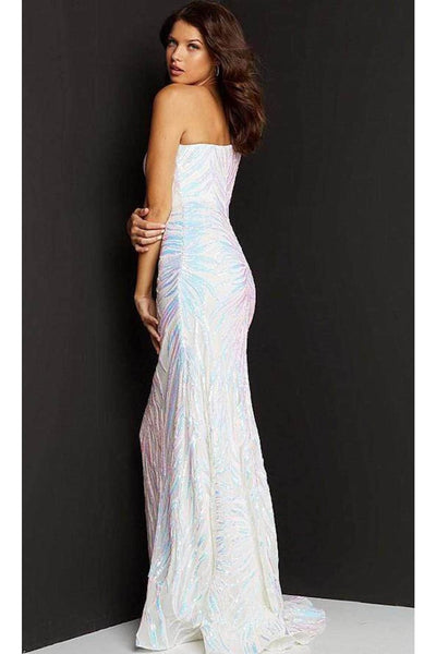 Jovani 05664 Sequin One-Shoulder Sheath Dress - Prom