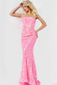 Jovani 05664 Sequin One-Shoulder Sheath Dress - Prom