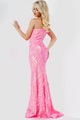 Jovani 05664 Sequin One-Shoulder Sheath Dress - Prom