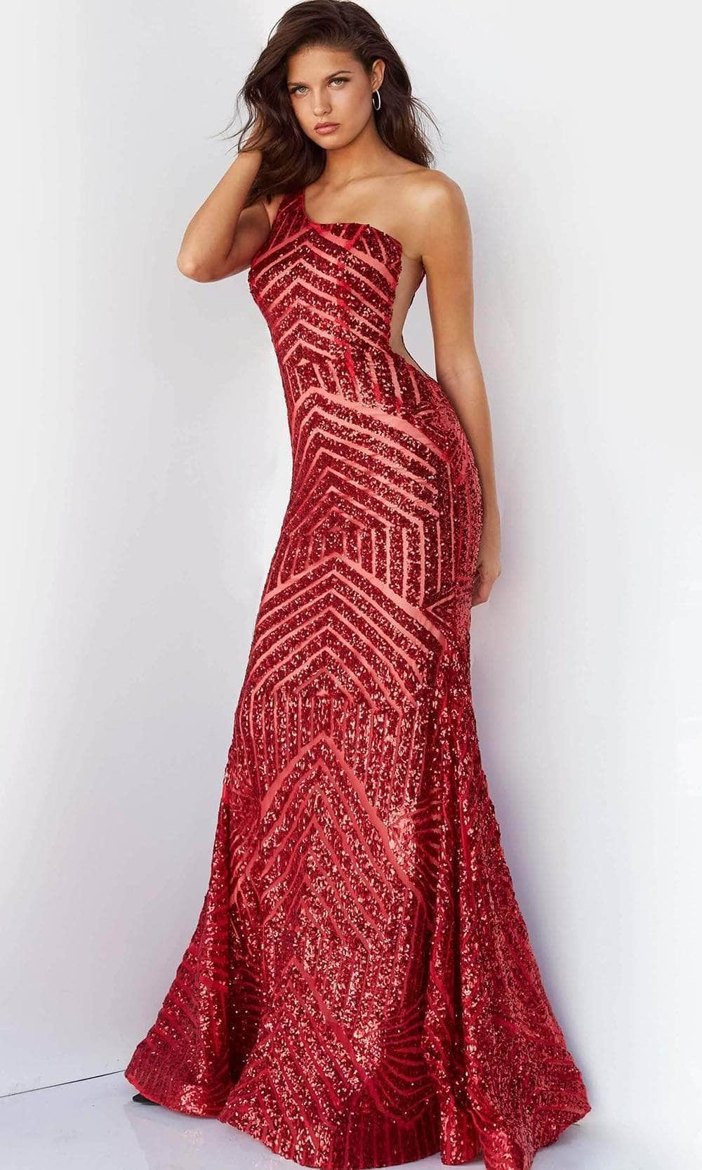 Jovani 06017 One-Shoulder Sequin Gown - Prom