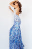 Jovani - 06469 Sequined Modest Prom Trumpet Dress - Prom