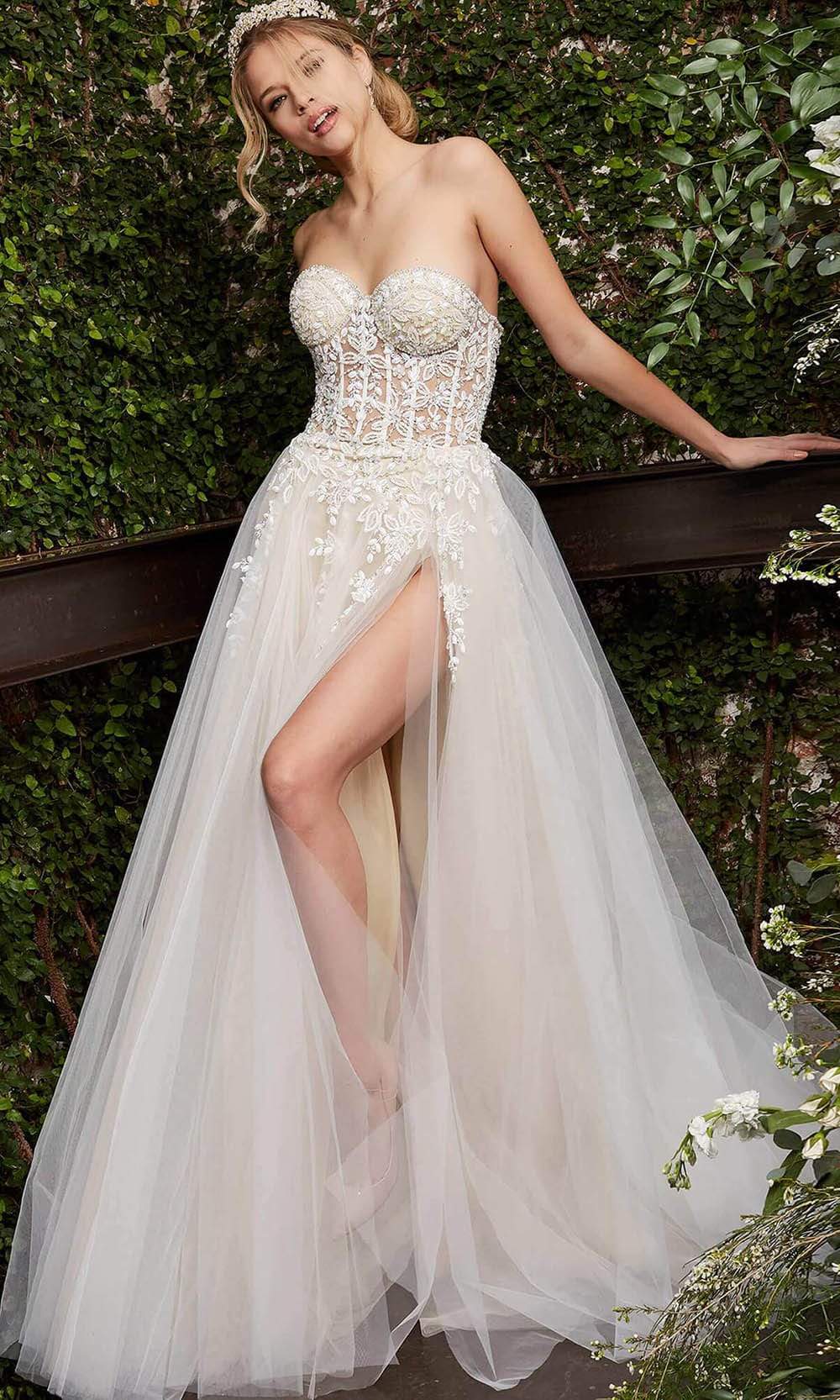 Jovani 06610 - Sweetheart Corset Bridal Gown - Prom