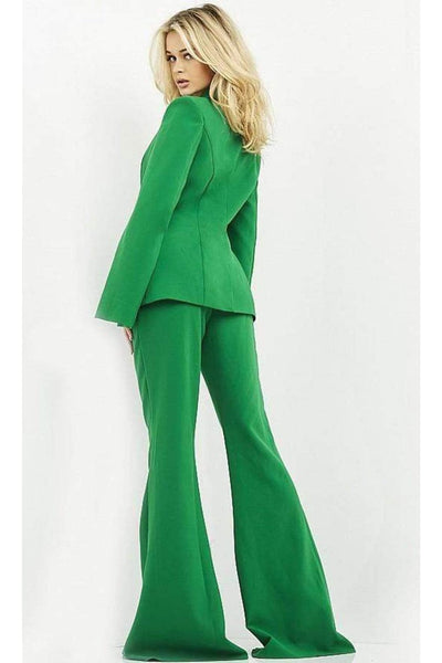 Jovani - 06922A Two Piece Collared Pantsuit - Prom