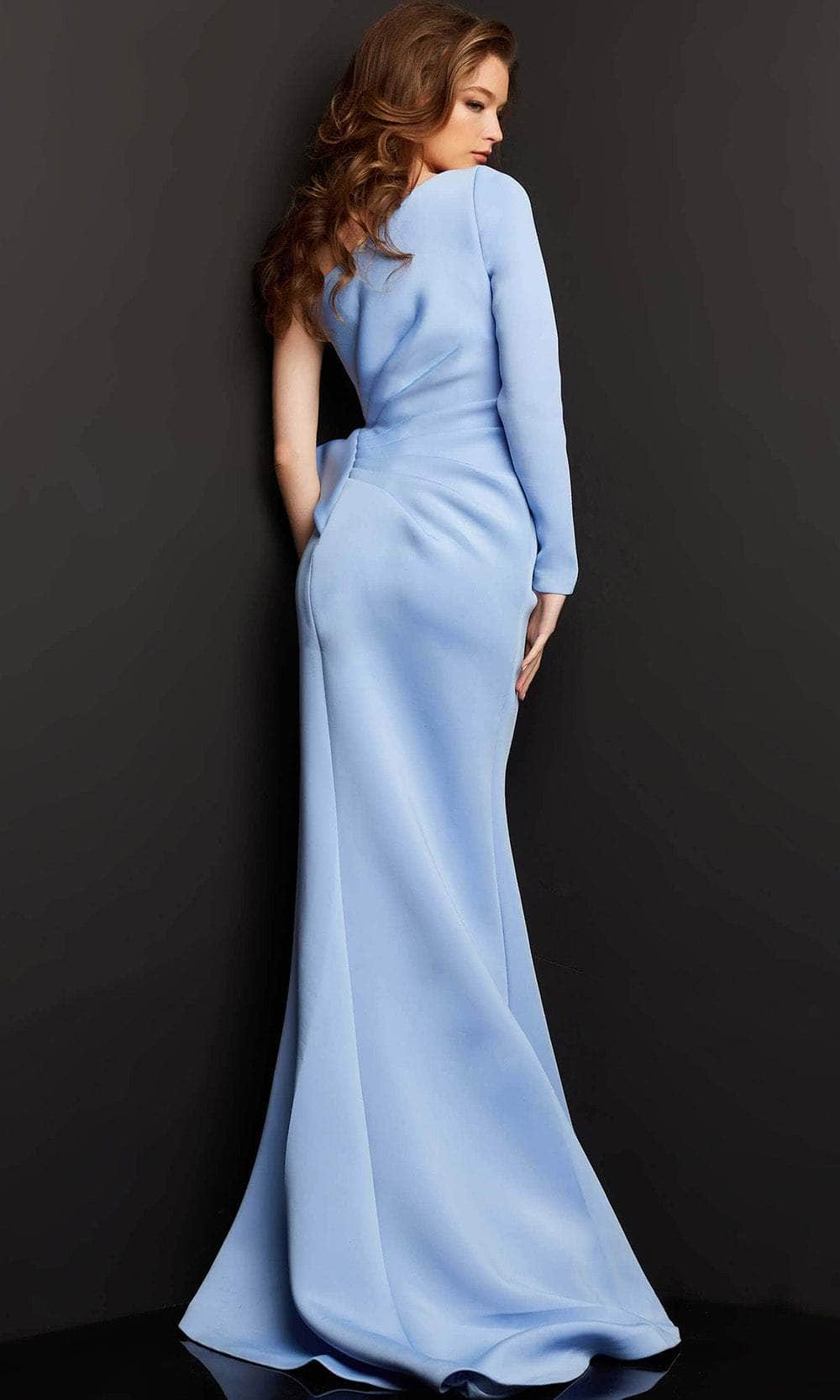 Jovani 06998 - Elegant Peplum Evening Dress