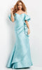 Jovani 07020 - Evening Dress with Puffed Sleeves and Ruffles - Prom