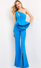 Jovani - 07080 Asymmetric Keyhole Bell Bottom Jumpsuit