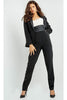 Jovani 07293 - Stylish Tuxedo Two-Piece Pantsuit - Prom