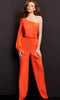 Jovani - 07315 Scuba Jumpsuit with Bishop Sleeves - Prom