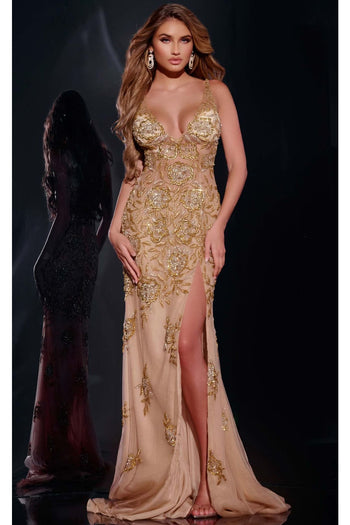 Jovani 07355 Gold