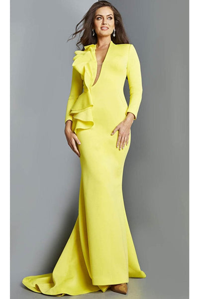 Jovani 07934 - Long Sleeve Evening Mother of the Bride Gown - Prom