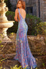 Jovani - 08099SC Evening Gown with Iridescent Sequins - Prom