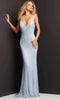 Jovani 08139 - Backless Prom Gown with Stylized Straps - Prom