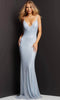 Jovani 08139 - Backless Prom Gown with Stylized Straps - Prom