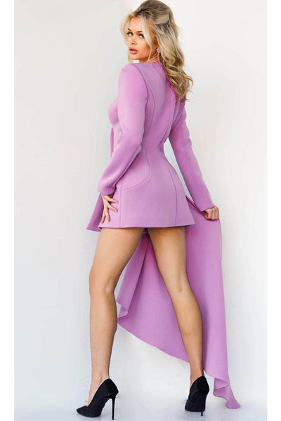 Jovani 08310 - Stylish Blazer Cascade Cocktail Dress - Prom