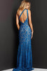 Jovani 08515 - Fitted Lace Dress with One Shoulder Design - Prom