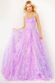 Jovani 08605 - Clover Sequin A-Line Prom Dress - Prom