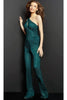 Jovani 09018 Edgy Asymmetric Cutout Prom Jumpsuit - Prom