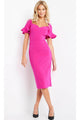 Jovani - 09059 Sweetheart Formal Dress with Short Sleeves - Prom