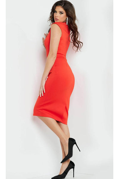Jovani 09063 - Cap Sleeve Sheath Cocktail Dress - Prom