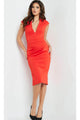 Jovani 09063 - Cap Sleeve Sheath Cocktail Dress - Prom