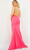 Jovani 09116 - Backless Prom Dress Adorned with Bejeweled Details - Prom