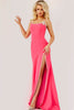 Jovani 09116 - Backless Prom Dress Adorned with Bejeweled Details - Prom