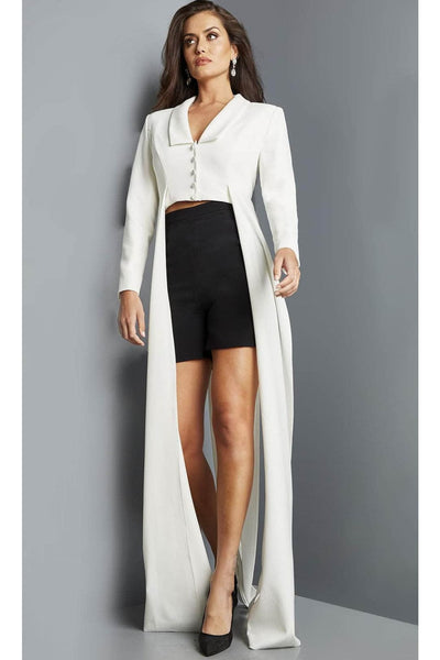 Jovani 09127 - Long Sleeve Two-Piece Romper - Prom