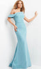 Jovani 09129 - One-Shoulder Evening Dress with Draped Design - Prom