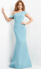 Jovani 09129 - One-Shoulder Evening Dress with Draped Design - Prom