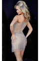 Jovani - 09483 Cocktail Dress with Beaded Illusion Bodice - Prom