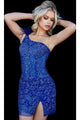 Jovani - 09483 Cocktail Dress with Beaded Illusion Bodice - Prom