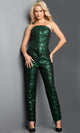 Jovani 09627 - Two-Piece Set Corseted Pant Suit - Prom
