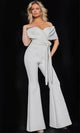 Jovani 09726 - V-Neck Off-Shoulder Jumpsuit - Prom